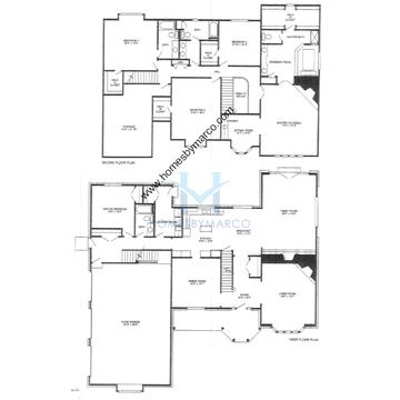 Photos of the English-Country-Manor model in the Daybreak Farms subdivision in Libertyville, IL