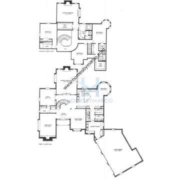 Photos of the Chateau-Fontenaux model in the Daybreak Farms subdivision in Libertyville, IL