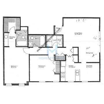 Photos of the Chesterton model in the Cambridge Square subdivision in Libertyville, IL