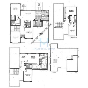 Photos of the Valley-Forge model in the Beckett Crossing subdivision in Mundelein, IL
