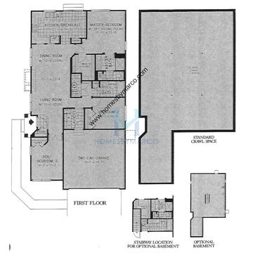 Photos of the Columbine model in the Concord Oaks subdivision in Gurnee, IL