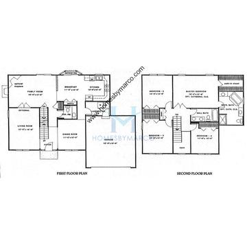 Photos of the Fargo model in the Woodgate subdivision in Lake Bluff, IL