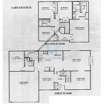 Photos of the Cary - Estate model in the Woodgate subdivision in Lake Bluff, IL