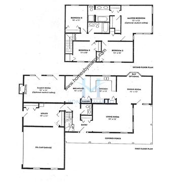 Photos of the Durand model in the Windmill Creek subdivision in Antioch, IL