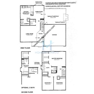 Photos of the Villager model in the Millers Grove subdivision in Lake Zurich, IL