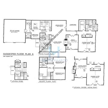 Photos of the Plan - A model in the Fields of Long Grove subdivision in Long Grove, IL