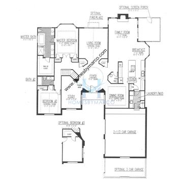 Photos of the Monticello model in the Georgetown at Turnberry subdivision in Lakewood, IL