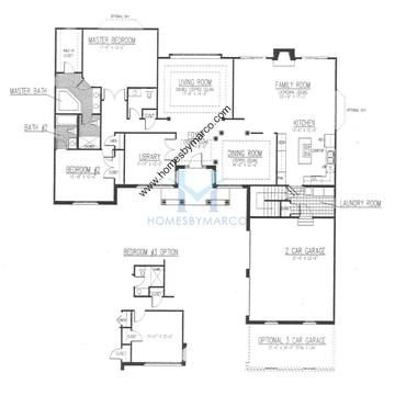 Photos of the Fieldstone model in the Fields of Long Grove subdivision in Long Grove, IL