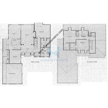 Photos of the Concord model in the Conway Farms subdivision in Lake Forest, IL