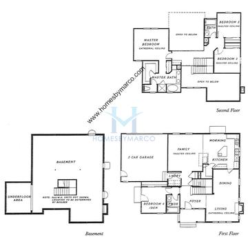 Photos of the Washington model in the Washington Village subdivision in Grayslake, IL