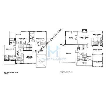 Photos of the President Madison model in the Washington Village subdivision in Grayslake, IL