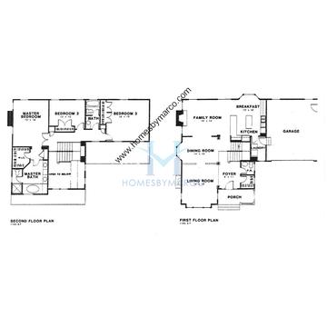 Photos of the President Grant model in the Washington Village subdivision in Grayslake, IL