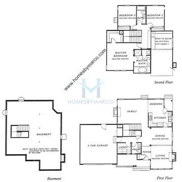 Photos of the Madison model in the Washington Village subdivision in Grayslake, IL