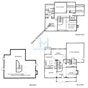 Photos of the Lincoln model in the Washington Village subdivision in Grayslake, IL