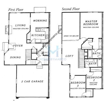 Photos of the Lexington model in the Washington Village subdivision in Grayslake, IL