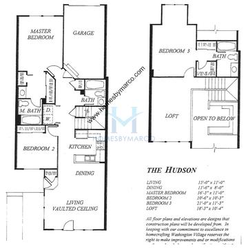 Photos of the Hudson model in the Washington Village subdivision in Grayslake, IL