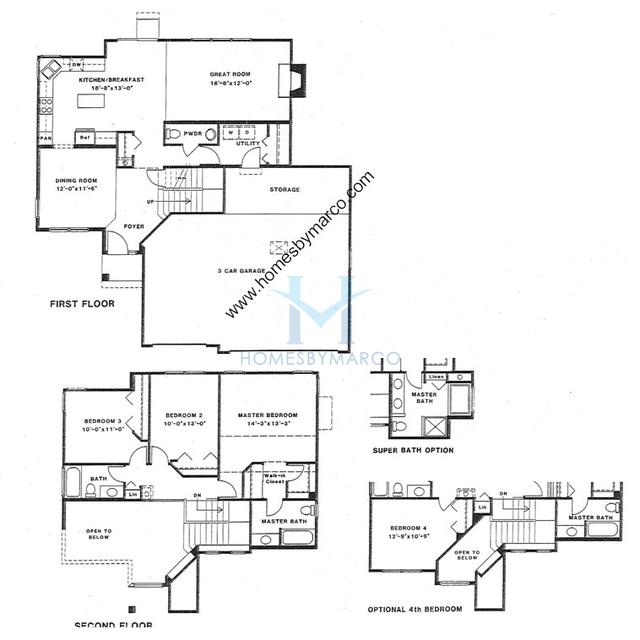Photos of the Willow model in the Woods of Antioch subdivision in Antioch, IL