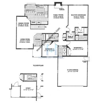 Photos of the Abbey House model in the Estates of Eastlake subdivision in Grayslake, IL