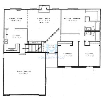 Photos of the Russel model in the Eagle Ridge subdivision in Antioch, IL