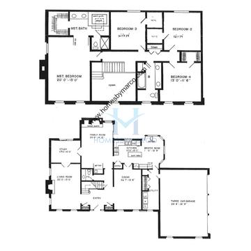 Photos of the Lot 22 model in the Bridgewater Farms subdivision in Long Grove, IL