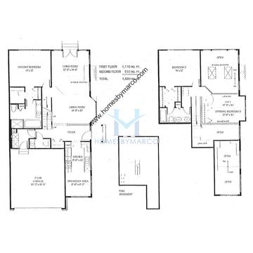 Photos of the Auburn model in the Brookvale subdivision in Wheeling, IL