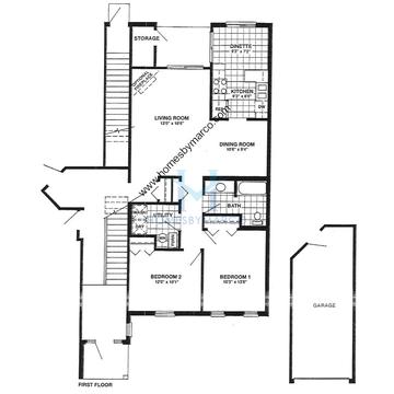 Photos of the Oxford model in the Arlington Trails subdivision in Arlington Heights, IL