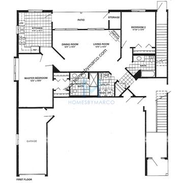 Photos of the Concord model in the Arlington Trails subdivision in Arlington Heights, IL