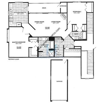 Photos of the Bristol model in the Arlington Trails subdivision in Arlington Heights, IL