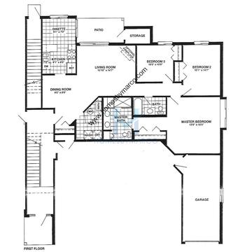 Photos of the Berkshire model in the Arlington Trails subdivision in Arlington Heights, IL