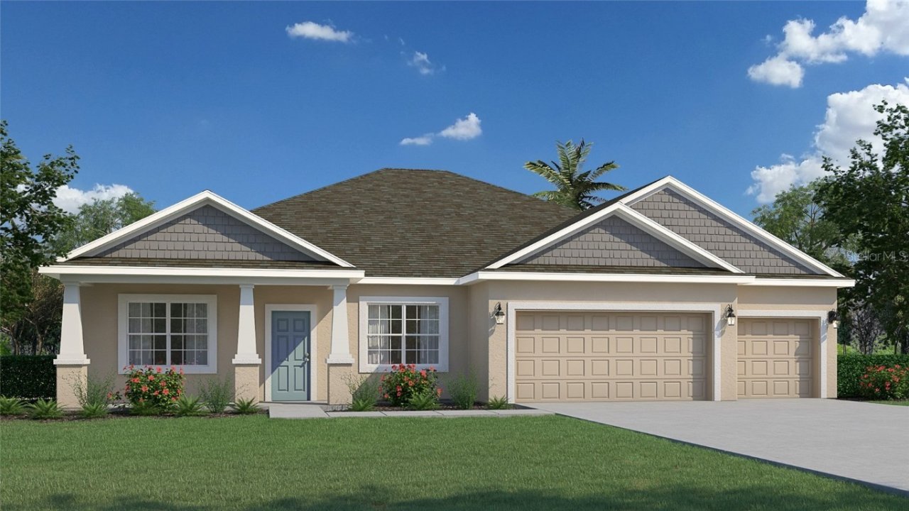 Captiva model in Quail Hollow, Palm Coast, FL, built by Holiday Builders