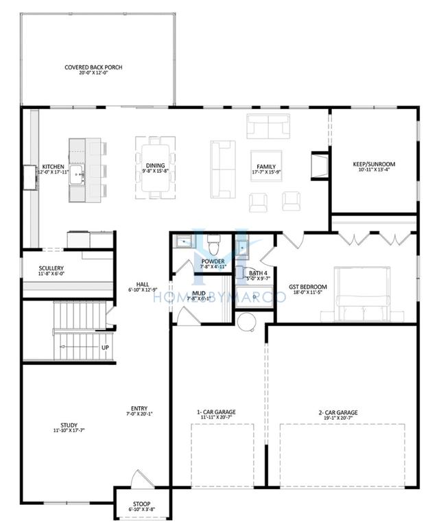 Photos of the Mayfair model in the Haven Overlook subdivision in Suwanee, GA