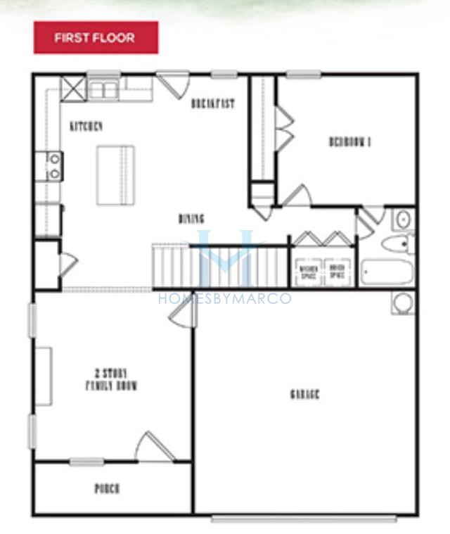 Photos of the Rose model in the Jack Creek subdivision in Covington, GA
