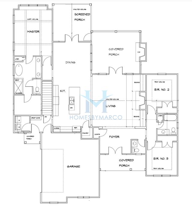Photos of the The Barnes model in the River Meadows subdivision in Bethlehem, GA