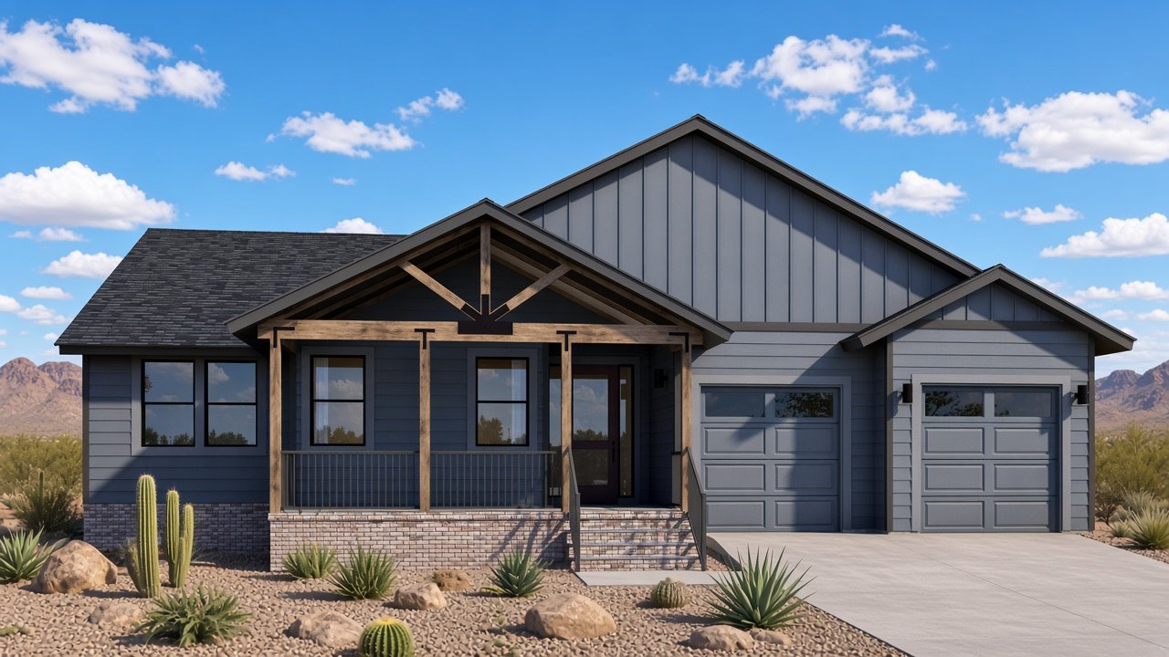 Spruce model in The Highlands at Tovar Springs, Flagstaff, AZ, built by 