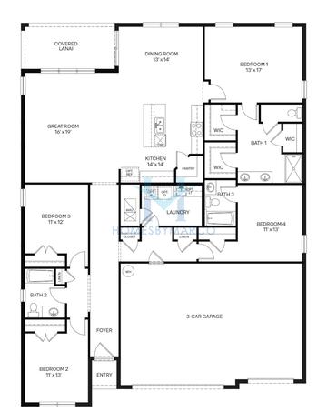 Photos of the Denham model in the Ironwood subdivision in Daytona Beach, FL