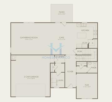 Willard model in Haverhill Estates, Dacula, GA, built by Pulte Homes