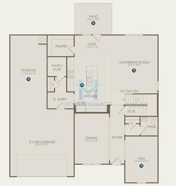Frazier model in Hamilton Place, Cartersville, GA, built by Pulte Homes
