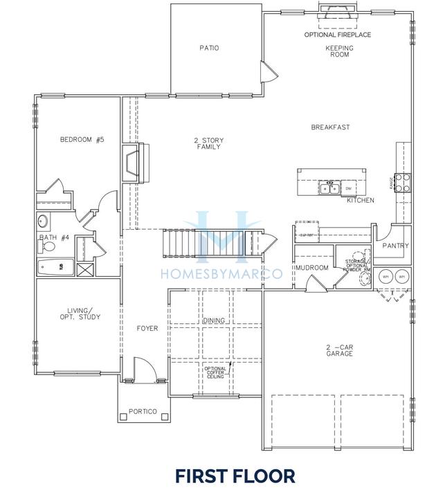 Photos of the Brookdale model in the South Wind subdivision in Fairburn, GA