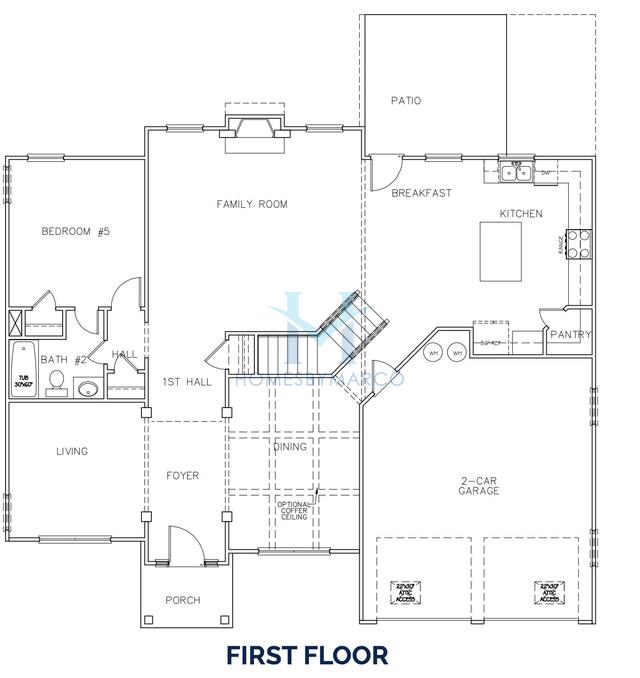 Photos of the Northview model in the South Wind subdivision in Fairburn, GA