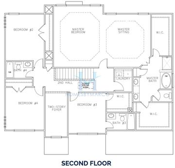 Rochester model in Durham Lakes, Fairburn, GA, built by Stephen Elliott Homes