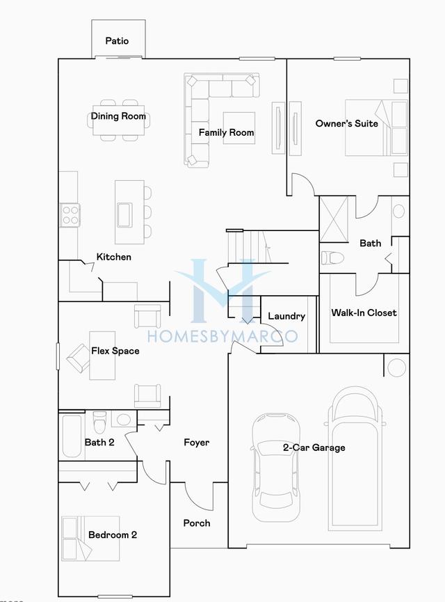 Photos of the Nova model in the South Creek subdivision in Riverview, FL