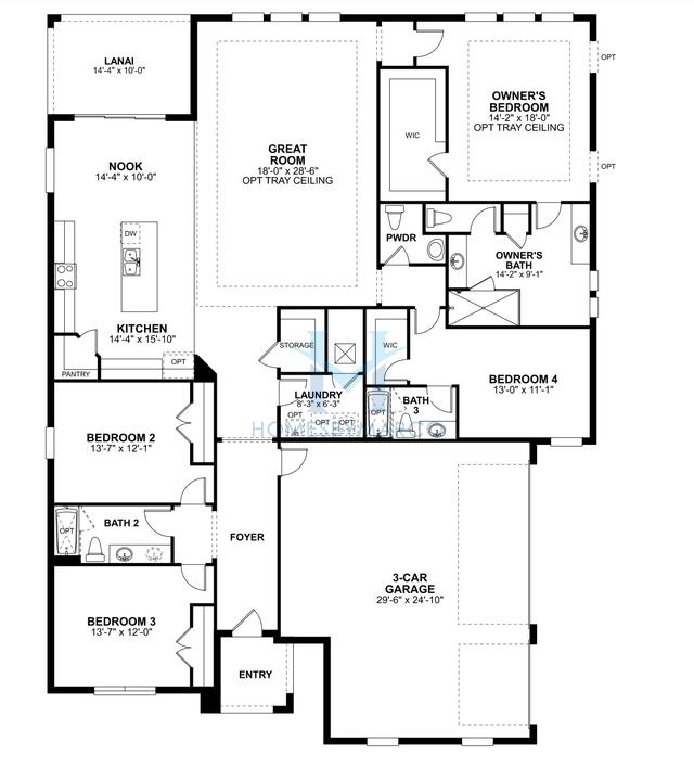 Photos of the Corina XL SL model in the Hawk's Overlook subdivision in Oviedo, FL