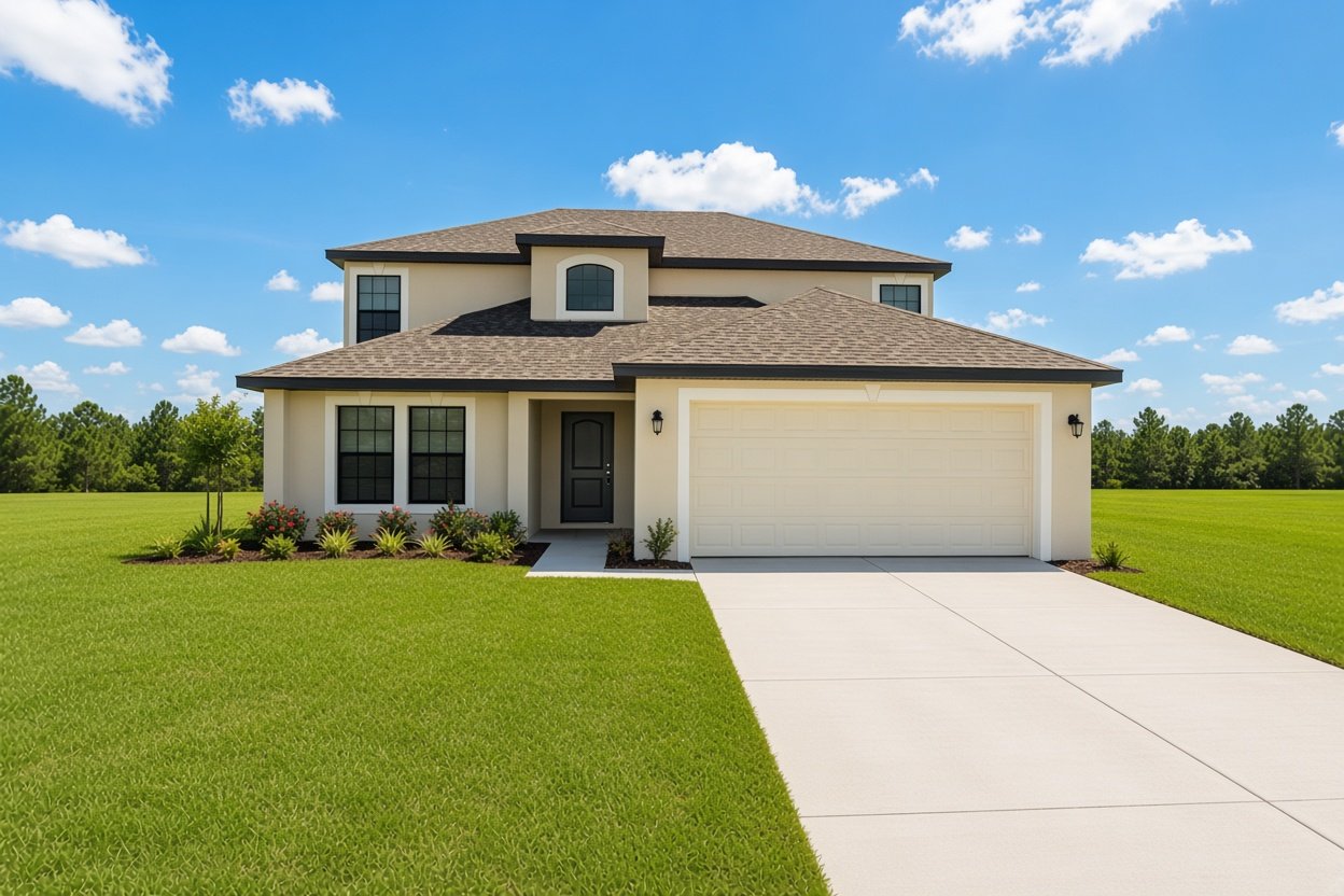 Useppa model in Villages at Bridgewater, Lakeland, FL, built by LGI Homes