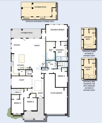 Photos of the Lampton model in the Meridian at Northpointe subdivision in Peoria, AZ