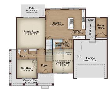 Telluride model in Marble Landing, Lemont, IL, built by Beechen & Dill Homes, Inc.