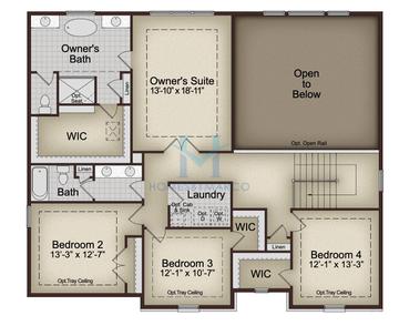 Breckenridge model in Marble Landing, Lemont, IL, built by Beechen & Dill Homes, Inc.