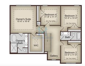Saybrook A model in Marble Landing, Lemont, IL, built by Beechen & Dill Homes, Inc.