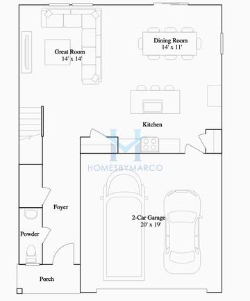 Photos of the Broadmoor model in the Prairie Springs subdivision in Malta, IL
