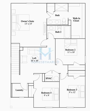 Broadmoor model in Prairie Springs, Malta, IL, built by Lennar