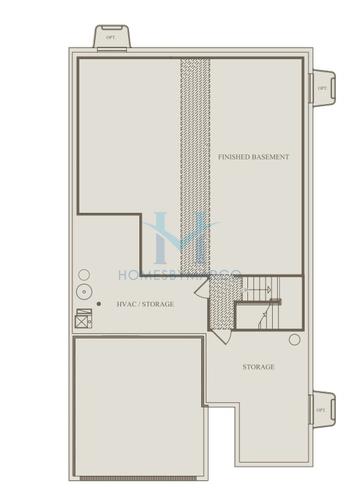 Photos of the Abbeyville model in the Gleneagles subdivision in Lemont, IL